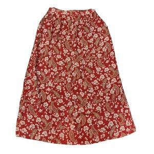 Vintage Paisley Maxi Skirt